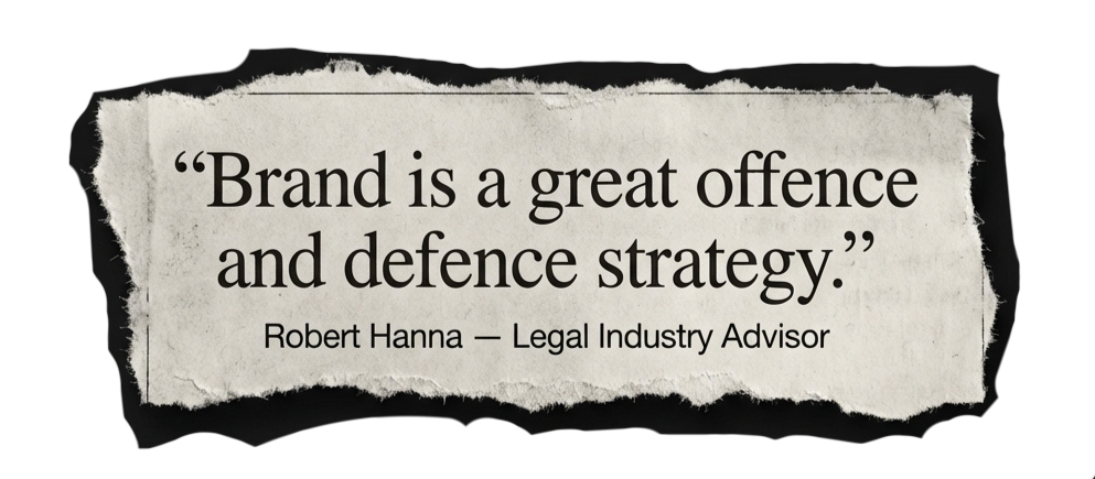 Robert Hanna - Brand is a great offence and defence strategy